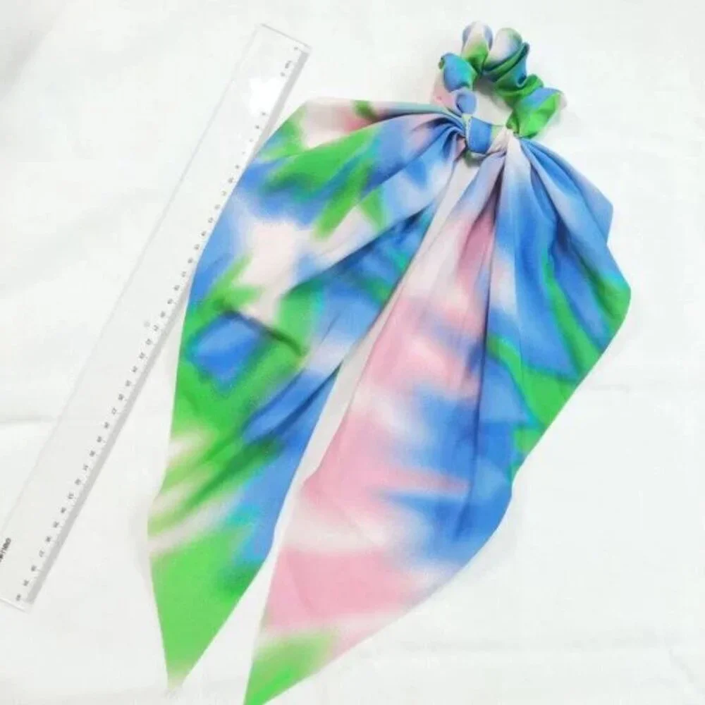 NWT Pixie Scrunchie Tropical Sunrise Tie Dye Hair Tie